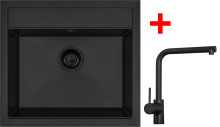 Sinks SOLO 560 BL Pureblack + ELKA Černá matná 